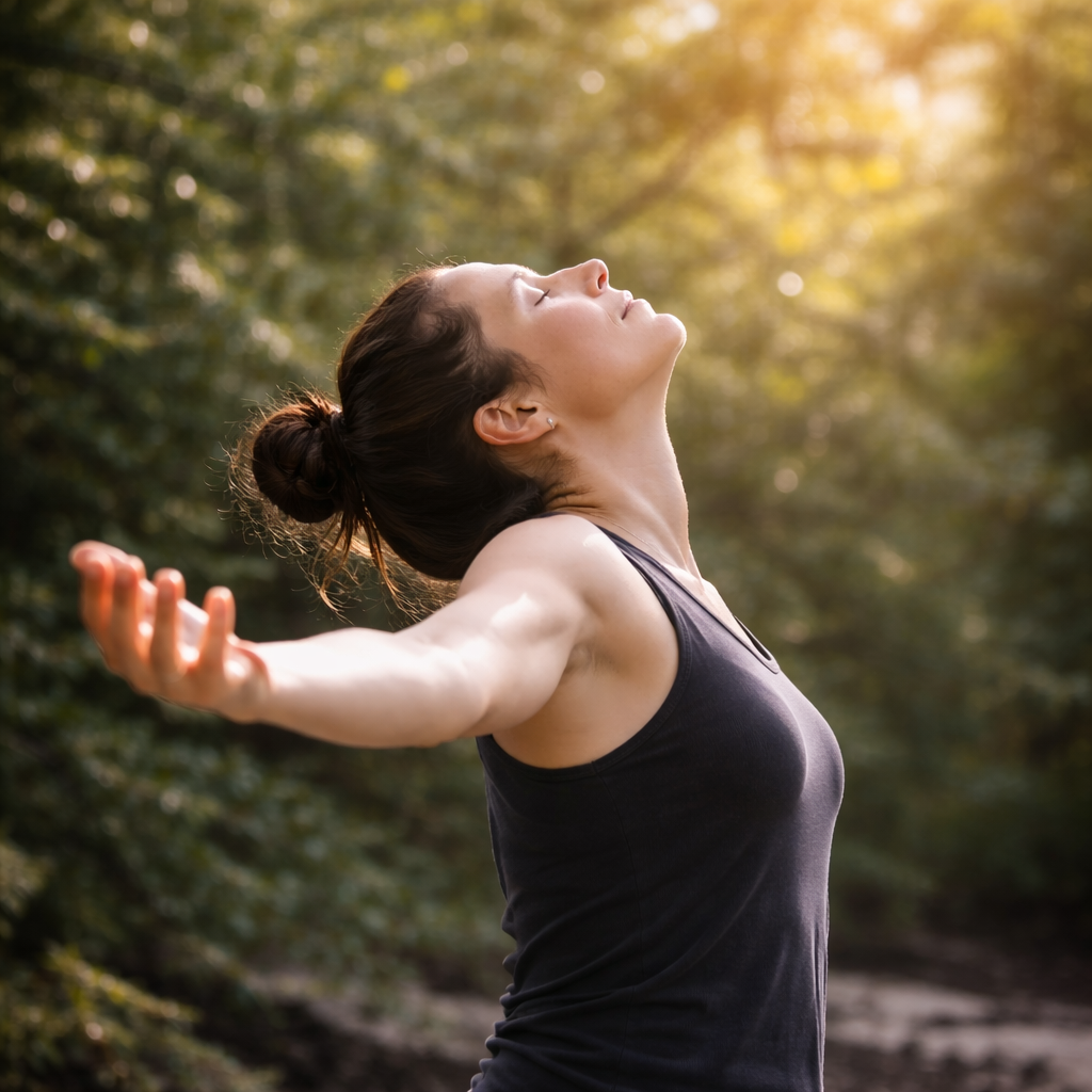 Medytacja oddechu nad jeziorem – świadome oddychanie w naturze